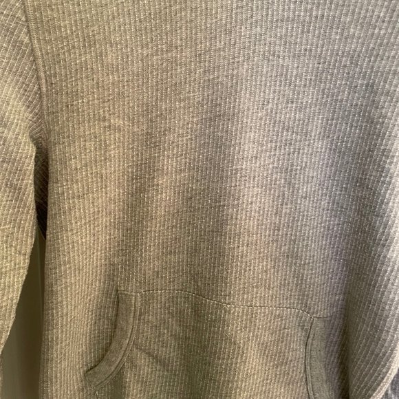 Big Loop Terry Hood in Knitted stripe with Embroideries - Picture 5 of 7